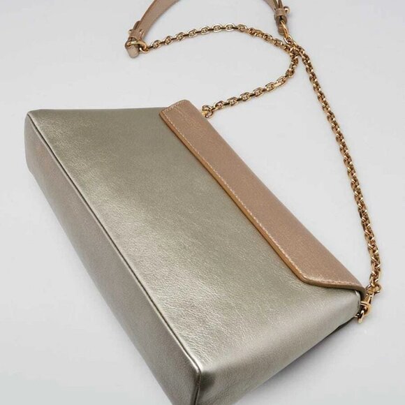 Louis Vuitton Gold Calfskin Leather Love Note Bag - Picture 3 of 11